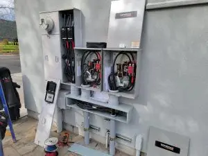 Whole house surge protection picture of the electrical panel, missoula electrical contractors, residential electrical application